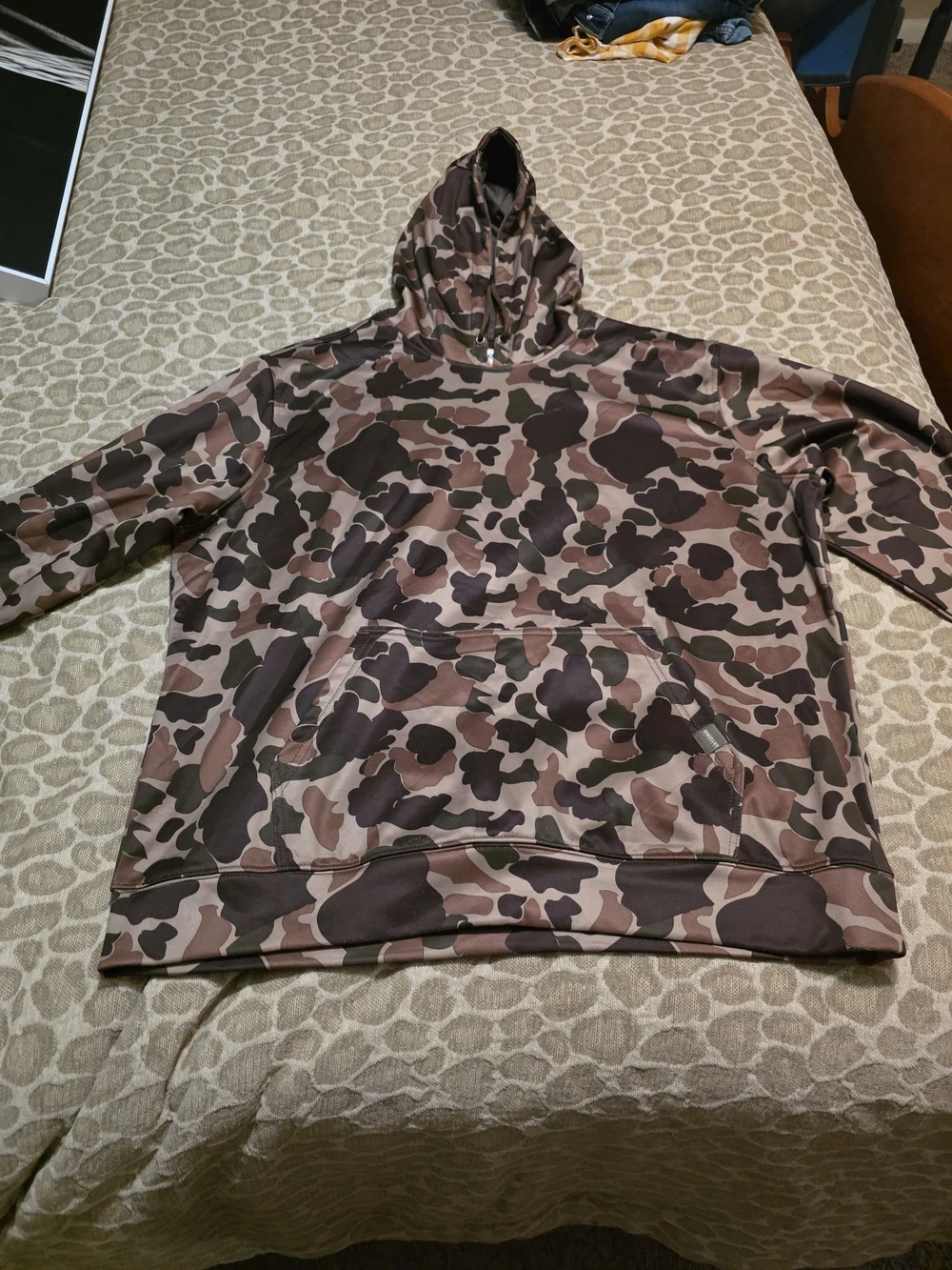 Magellan Outdoors Brown Camo Crewneck Hoodie